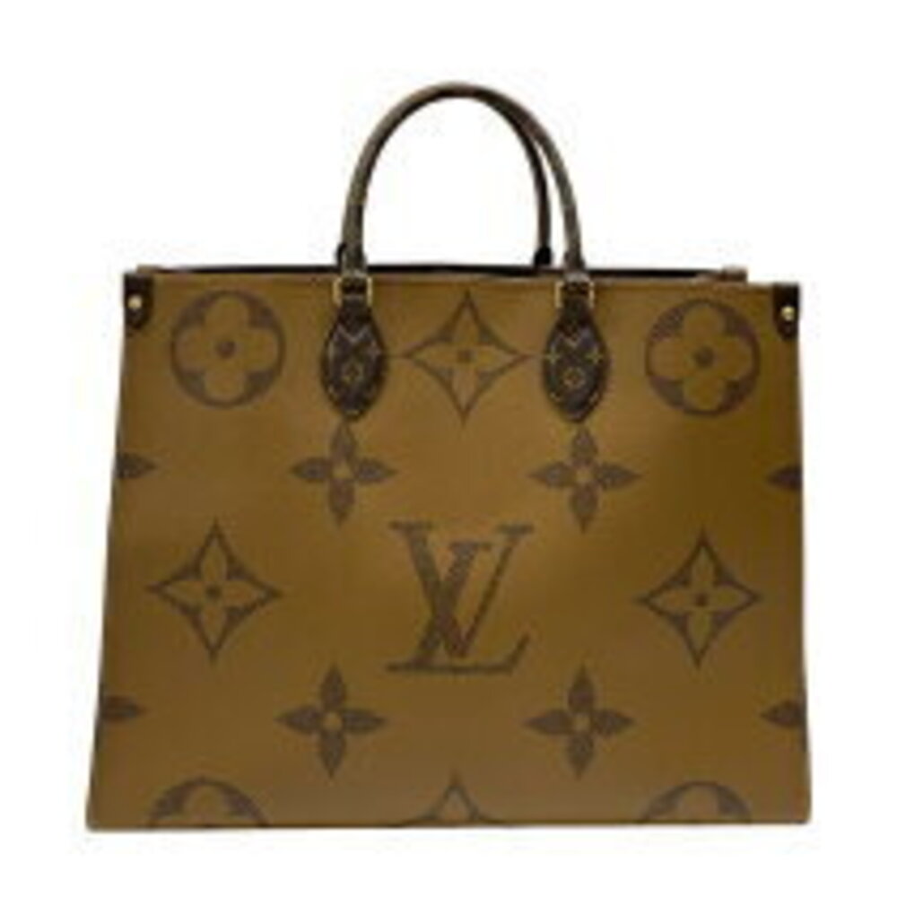 Louis Vuitton Giant Monogram Go Shoulder Tote Bag Reverse the On